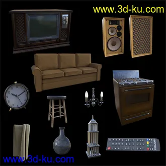 3D打印模型FG Messy Apartment的图片