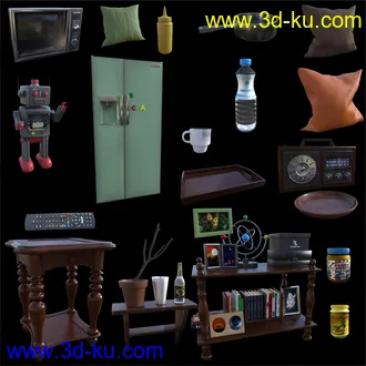 3D打印模型FG Messy Apartment的图片
