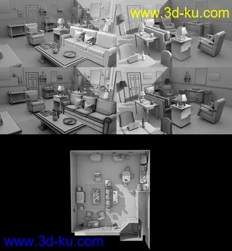 3D打印模型FG Messy Apartment的图片