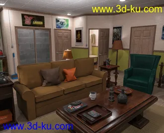3D打印模型FG Messy Apartment的图片