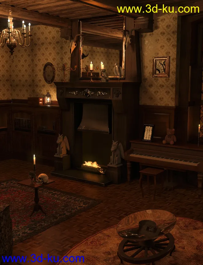 FG Spooky Haunted House模型的图片1