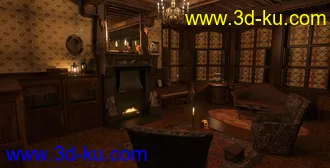 3D打印模型FG Spooky Haunted House的图片