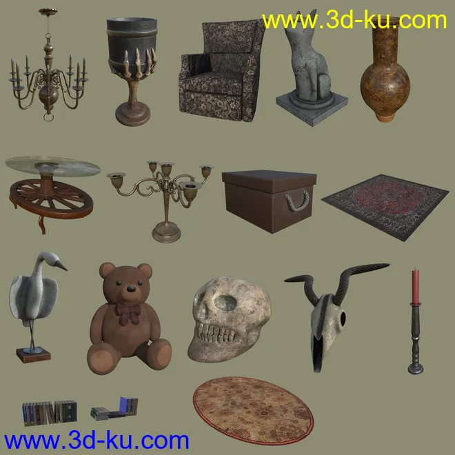 FG Spooky Haunted House模型的图片6