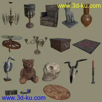 3D打印模型FG Spooky Haunted House的图片