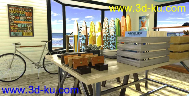 FG Surf Shop模型的图片2