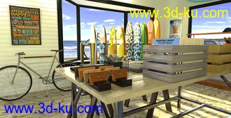 3D打印模型FG Surf Shop的图片