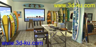 3D打印模型FG Surf Shop的图片