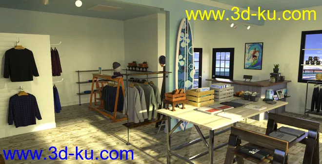FG Surf Shop模型的图片6