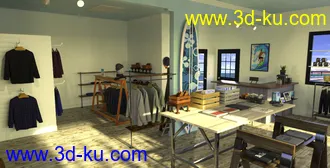 3D打印模型FG Surf Shop的图片
