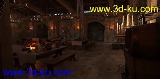 3D打印模型FG Viking Hall的图片