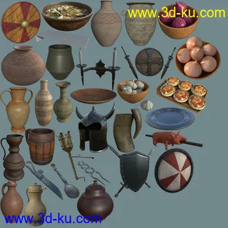 3D打印模型FG Viking Hall的图片