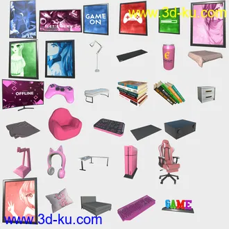 3D打印模型FG VR Gaming Room的图片