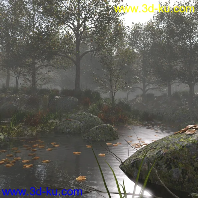 Foggy Forest 2模型的图片10