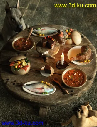 3D打印模型Food Dishes的图片