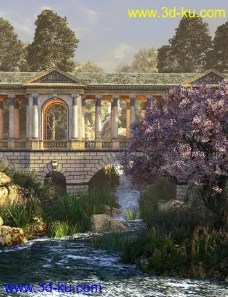 3D打印模型Forest River Bridge的图片