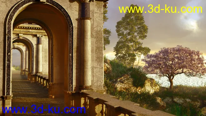 Forest River Bridge模型的图片3
