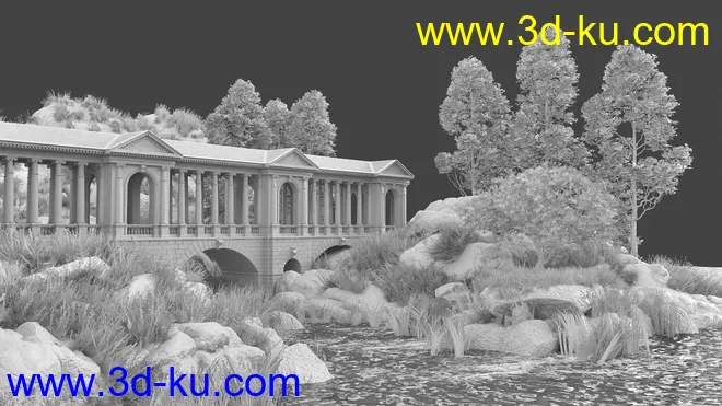 Forest River Bridge模型的图片7