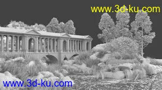 3D打印模型Forest River Bridge的图片