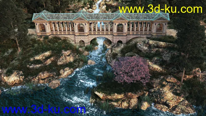 Forest River Bridge模型的图片9