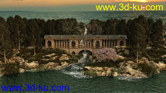 Forest River Bridge模型的图片11