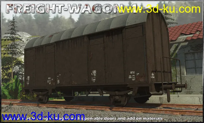 Freight Wagon 1模型的图片1