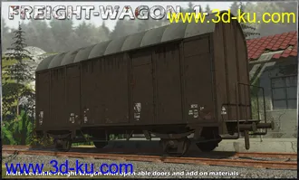3D打印模型Freight Wagon 1的图片