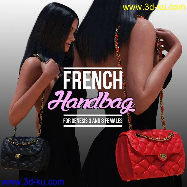 French Handbag for G3F G8F模型的图片1