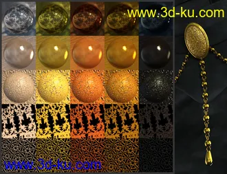 3D打印模型FSL Classic Elegance Clothing Shaders for Iray的图片