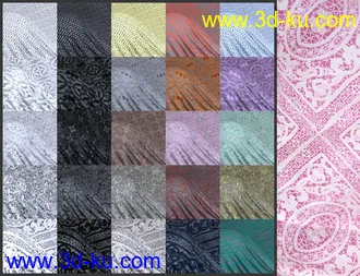 FSL Classic Elegance Clothing Shaders for Iray模型的图片17