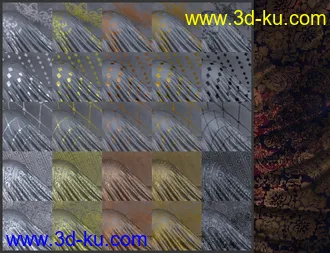 FSL Classic Elegance Clothing Shaders for Iray模型的图片18