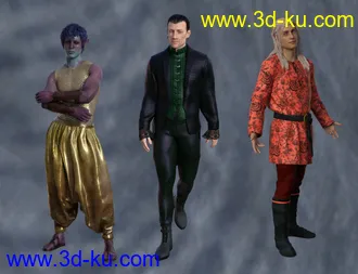 3D打印模型FSL Classic Elegance Clothing Shaders for Iray的图片