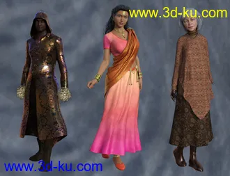 3D打印模型FSL Classic Elegance Clothing Shaders for Iray的图片