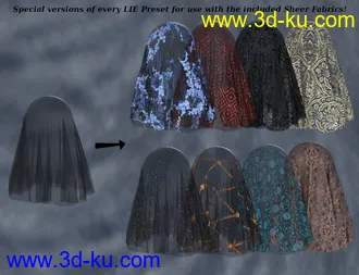 FSL Classic Elegance Clothing Shaders for Iray模型的图片24