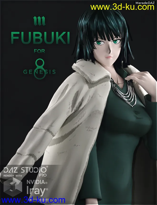 Fubuki for Genesis 8 and 8.1 Female模型的图片1
