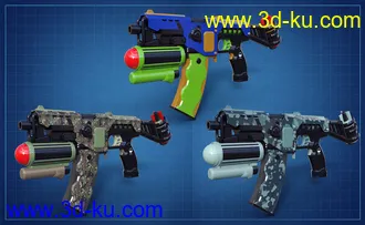 3D打印模型Fun Guns的图片