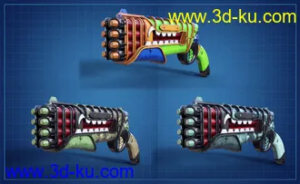 3D打印模型Fun Guns的图片