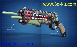 3D打印模型Fun Guns的图片