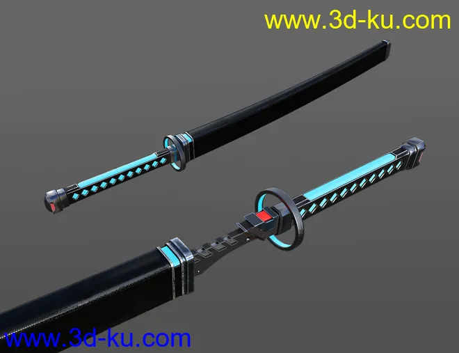 Future Samurai Animations with Sword for Genesis 8.1 Female and Noska 8.1模型的图片8