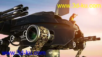 3D打印模型Gato Gordo Battle Tank的图片