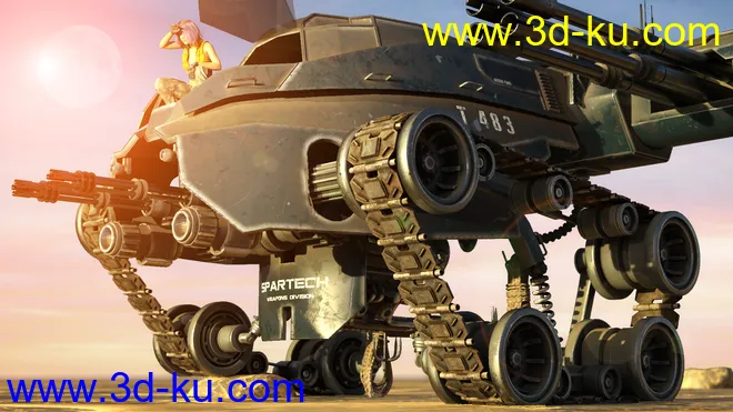 Gato Gordo Battle Tank模型的图片5