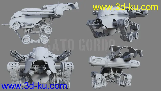 Gato Gordo Battle Tank模型的图片9