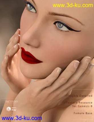 3D打印模型Genesis 8 Female Texture Merchant Resource- Light Skin的图片
