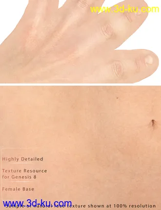 3D打印模型Genesis 8 Female Texture Merchant Resource- Light Skin的图片