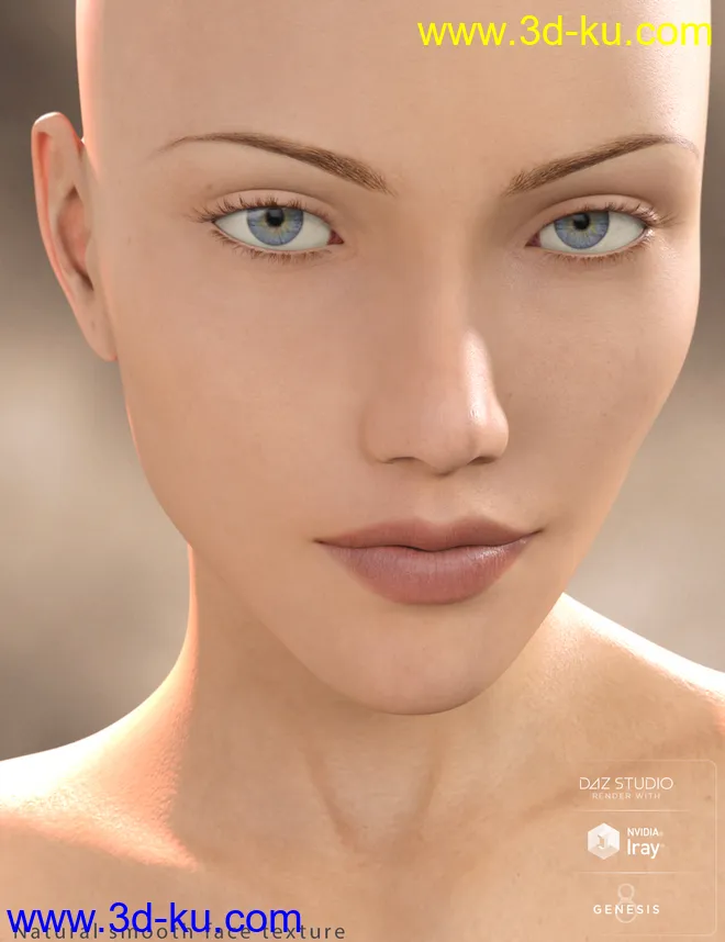 Genesis 8 Female Texture Merchant Resource- Light Skin模型的图片11