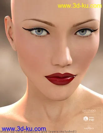 3D打印模型Genesis 8 Female Texture Merchant Resource- Light Skin的图片