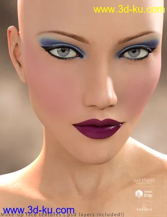 3D打印模型Genesis 8 Female Texture Merchant Resource- Light Skin的图片