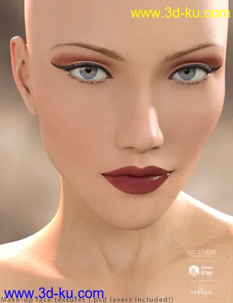 3D打印模型Genesis 8 Female Texture Merchant Resource- Light Skin的图片