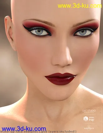 3D打印模型Genesis 8 Female Texture Merchant Resource- Light Skin的图片