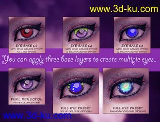 3D打印模型Geoshell Anime Eye Builder for Victoria 8.1的图片