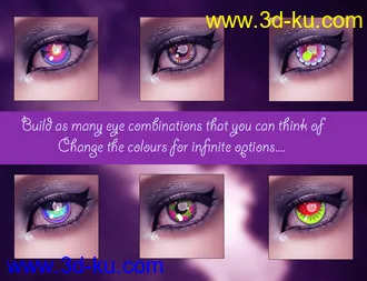 3D打印模型Geoshell Anime Eye Builder for Victoria 8.1的图片